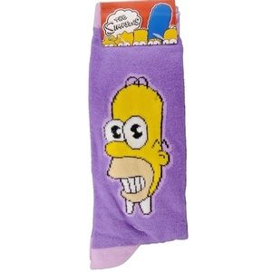 The Simpsons Socks 2-pair sz M/L Medium/Large